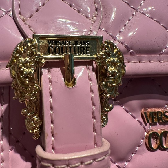 Beautiful pink Versace Jeans purse, barely used. - Picture 4 of 5